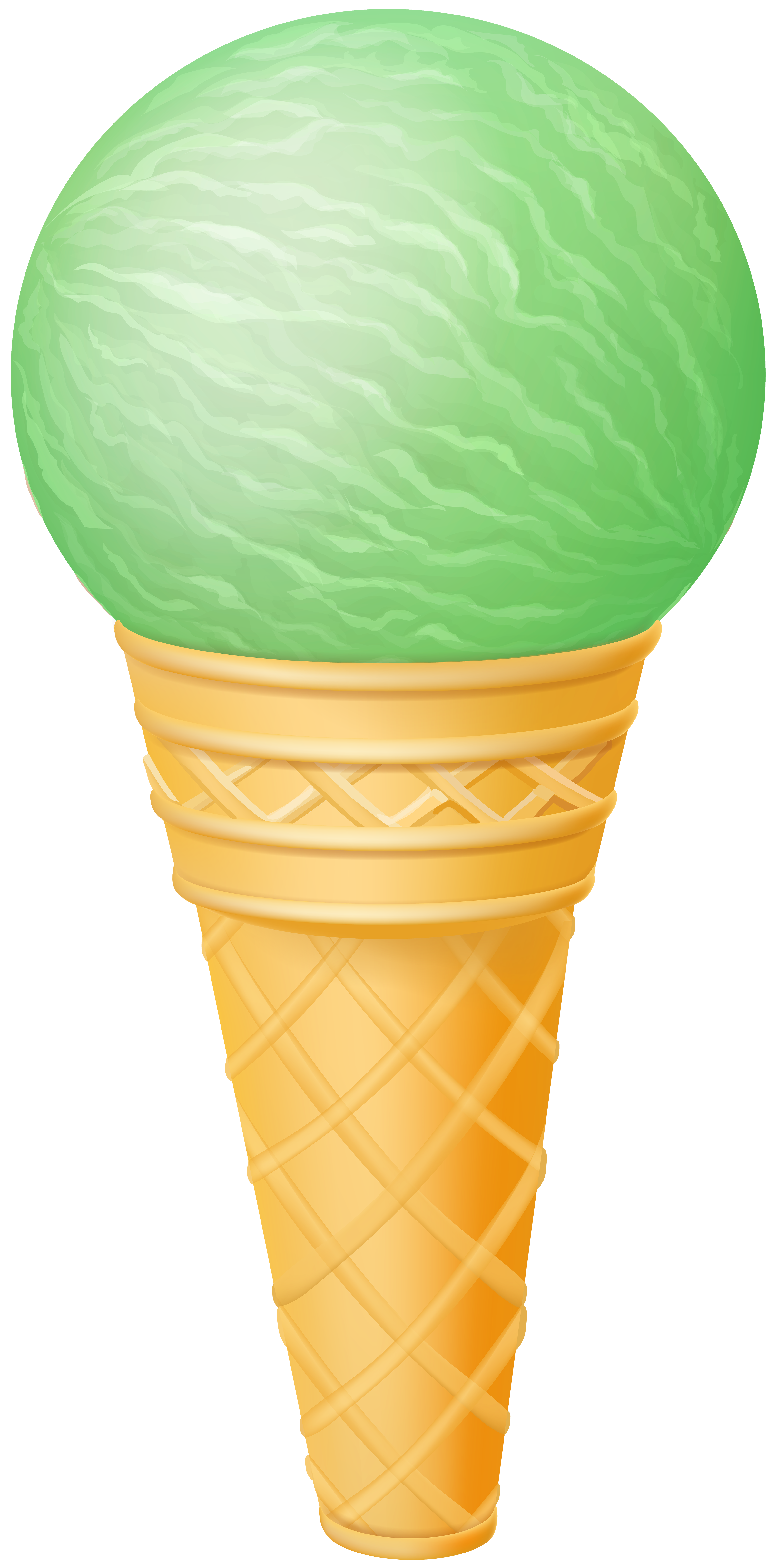 Ice Cream Mint Transparent Clip Art Image