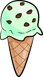 Mint Ice Cream Clipart