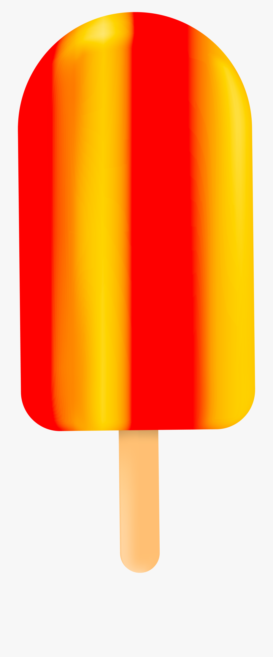Ice Cream Bar Red Yellow Png Clip Art