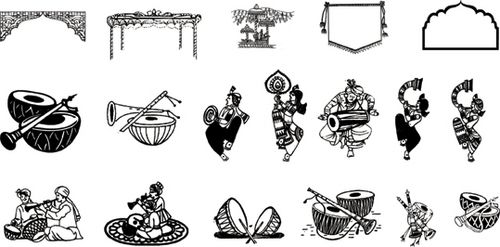 Hindu Wedding Clipart Fonts Free Download ClipartXtras
