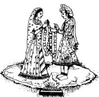 Indian wedding clipart fonts