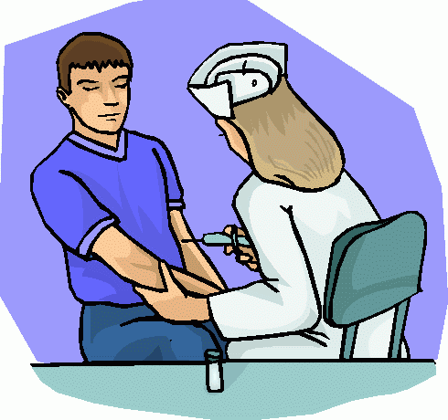 Nurse Giving Shot Clipart