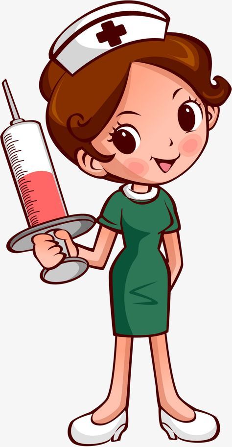 Nurse Png Vector Material, Syringe, Injections, Cartoon PNG