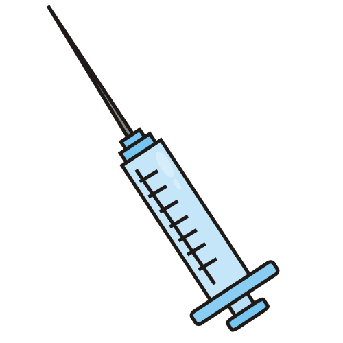 Free hypodermic needle.