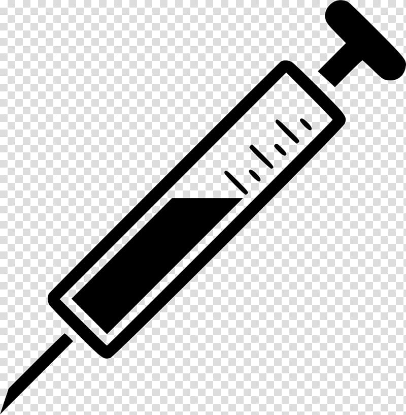 Injection vaccine syringe.