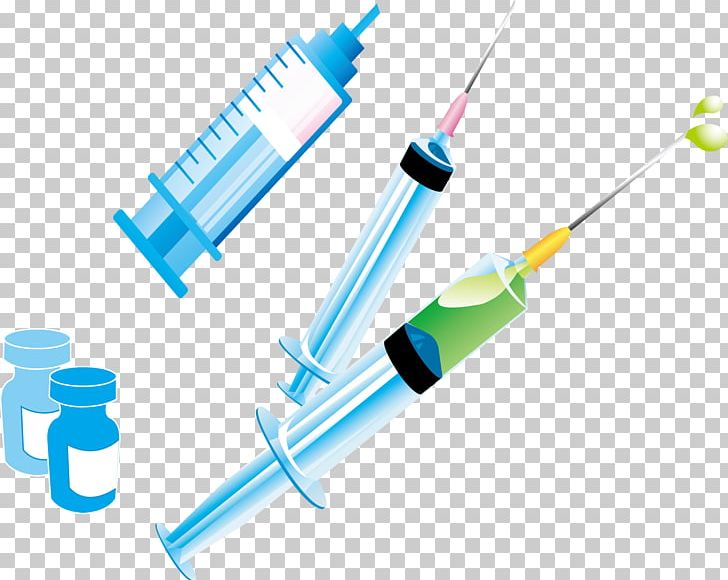 Injection syringe vial.