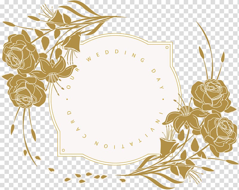 Wedding invitation Flower Floral design, Wedding Invitation