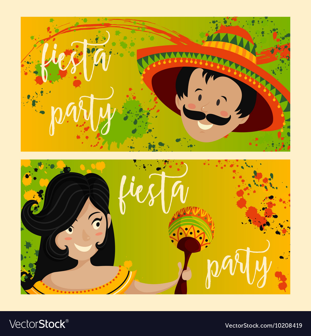 Invitation for fiesta.