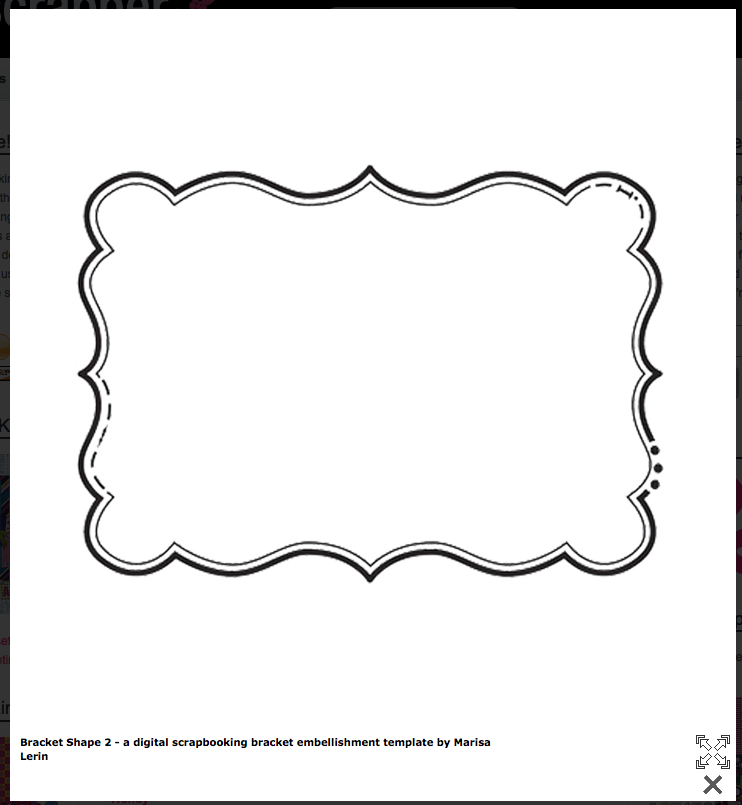 invitation clipart shape