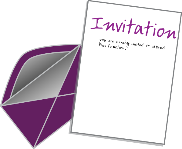 Invitation clipart, Invitation Transparent FREE for download