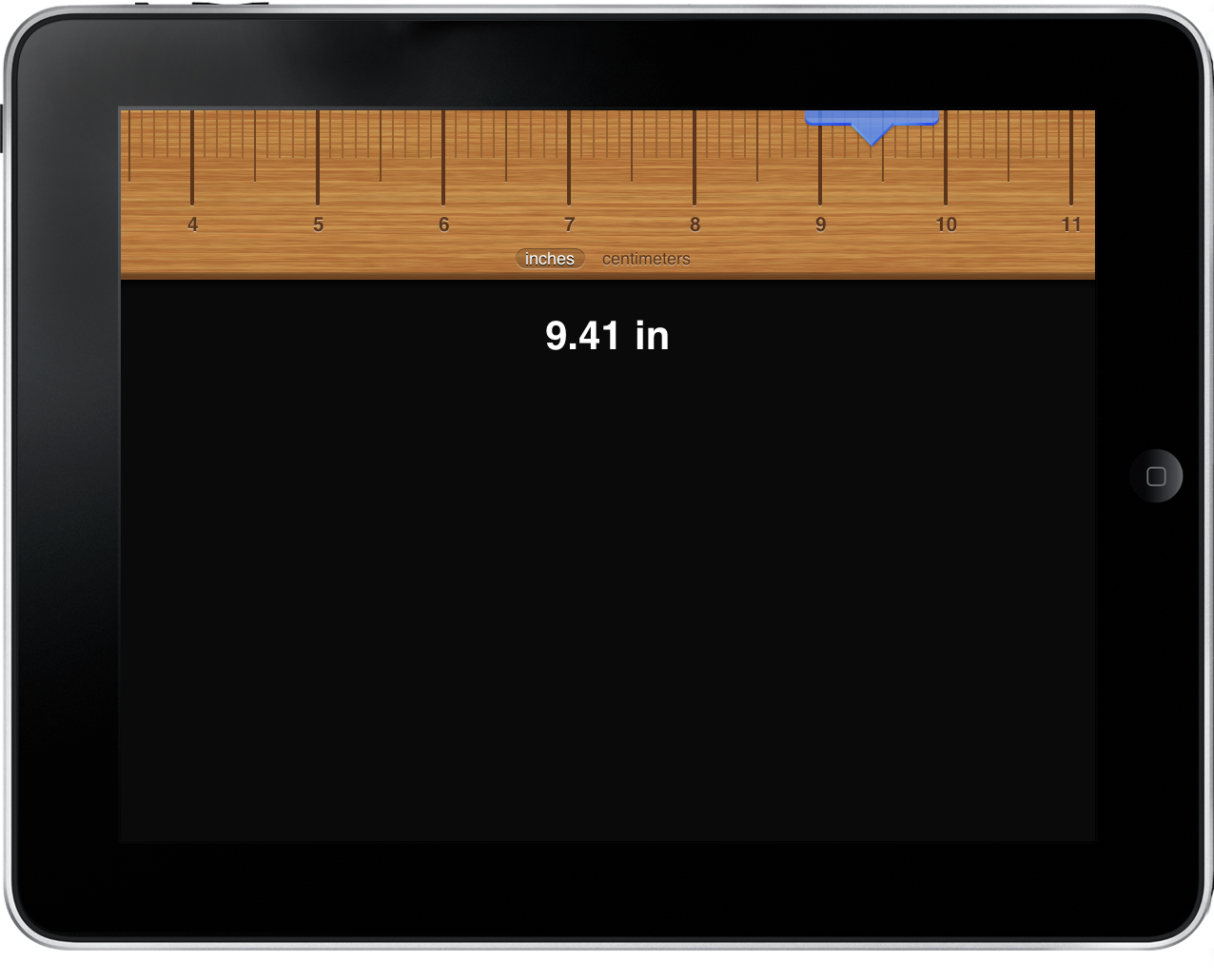 Ruler for iPad Measures Anything You Want