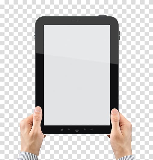 Person holding black iPad, iPad Apple Configurator Multi
