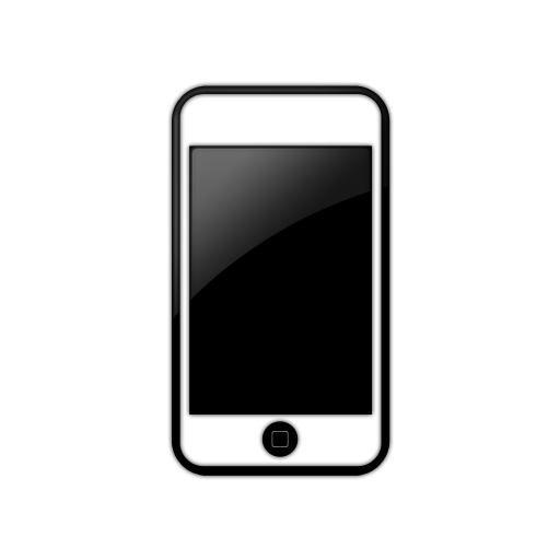 Iphone clipart black.