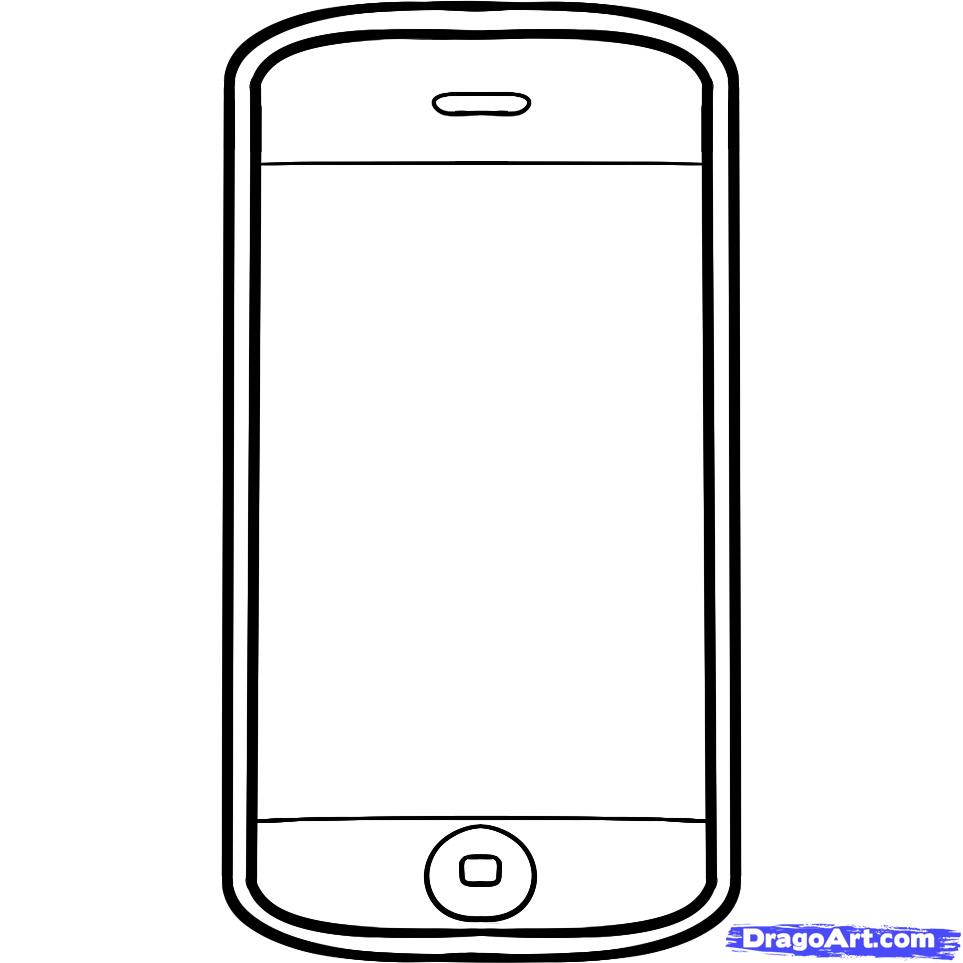 Iphone coloring pages.