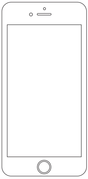 Iphone coloring page clip art