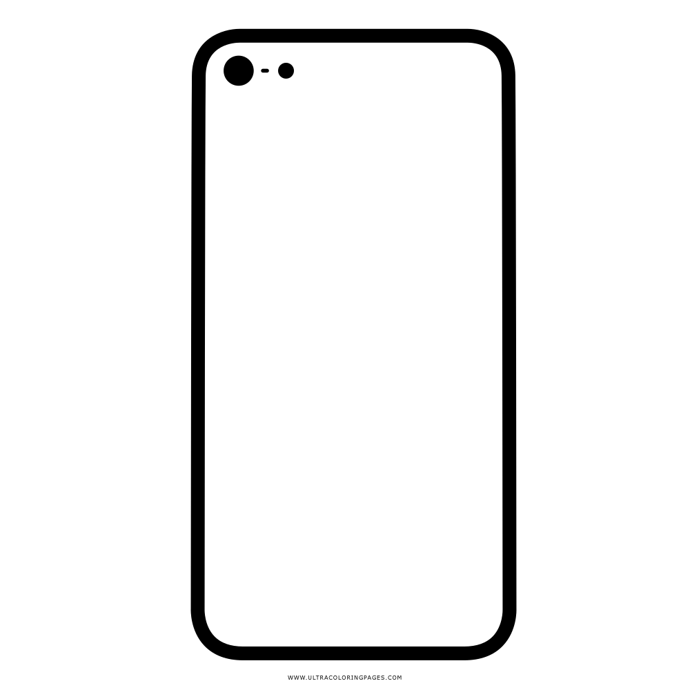 Iphone clipart colouring, Iphone colouring Transparent FREE