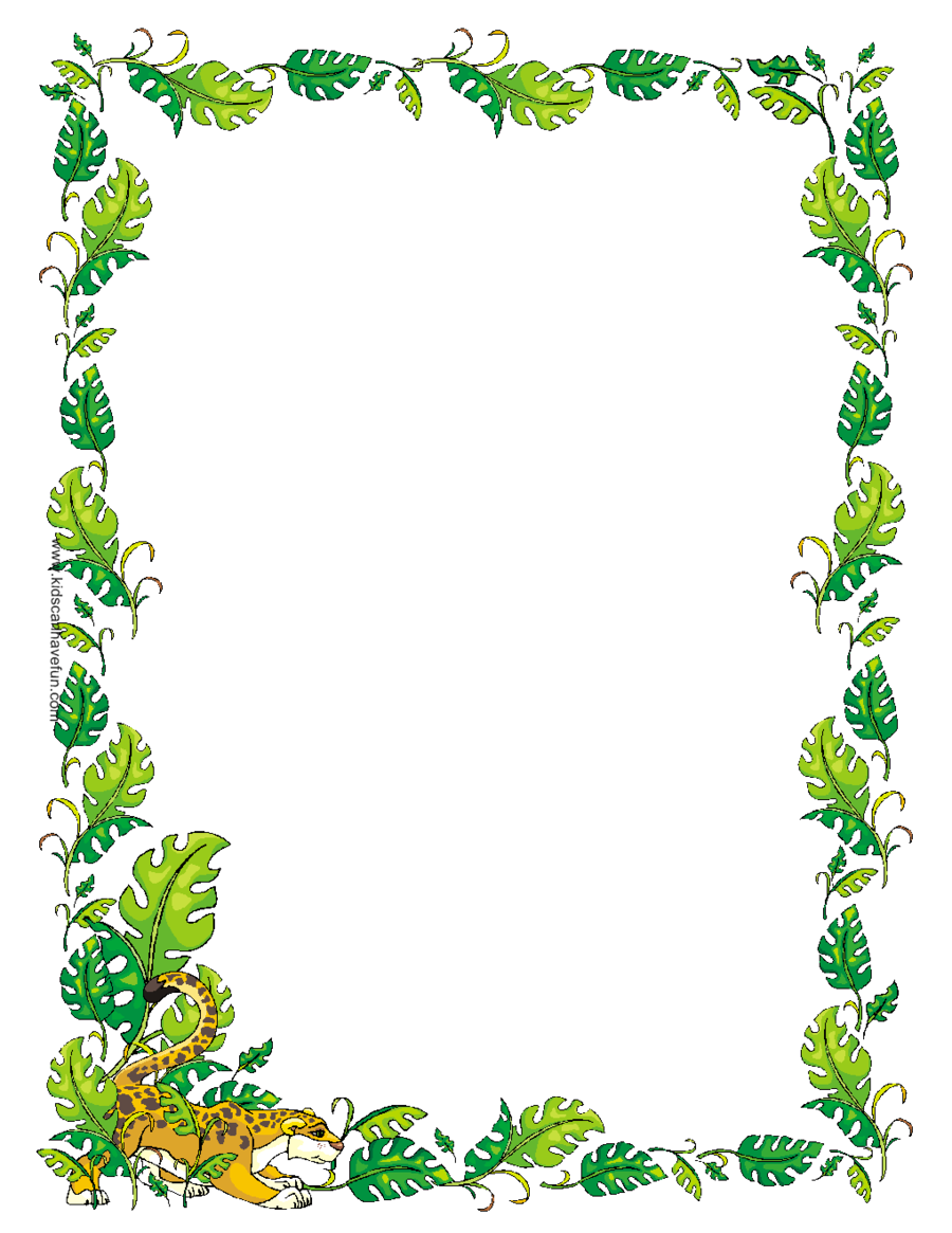 Flower border frame.