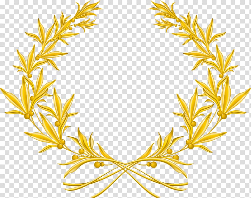 Gold leaves border, Laurel wreath Olive wreath Gold , wreath