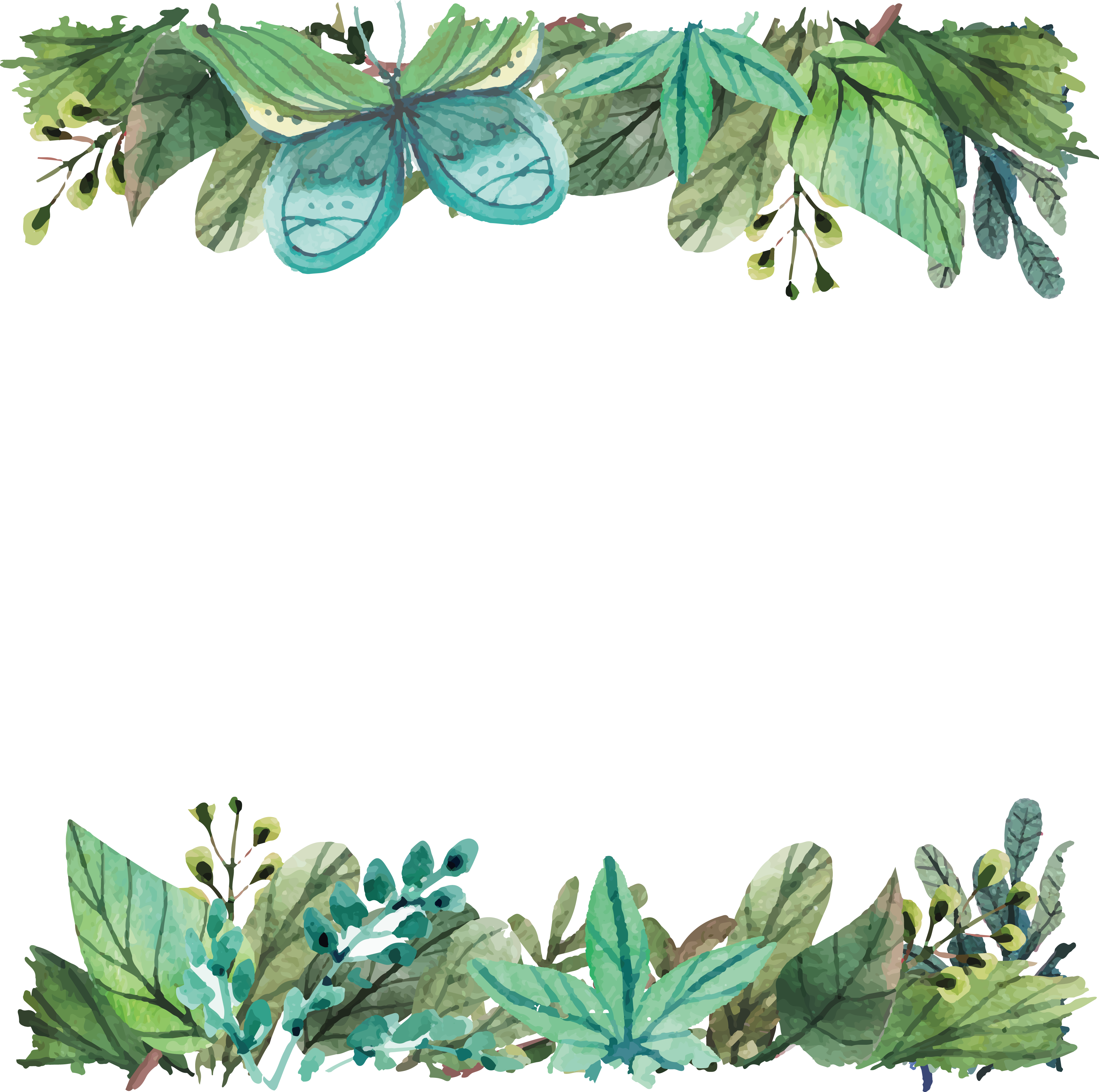 Ivy clipart watercolor.
