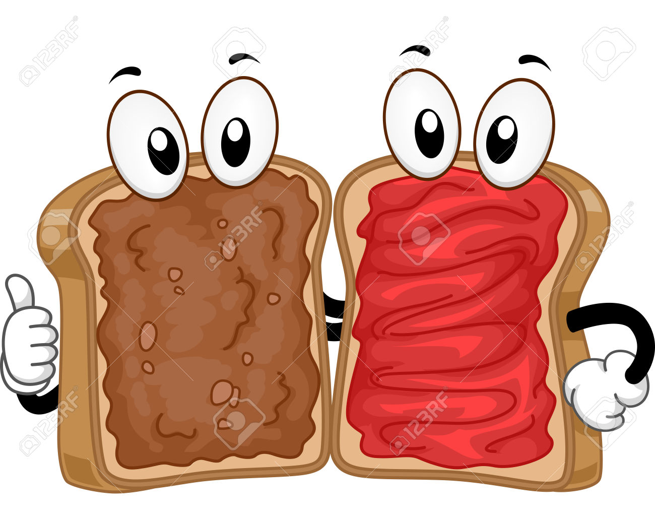 Peanut Butter And Jelly Clipart