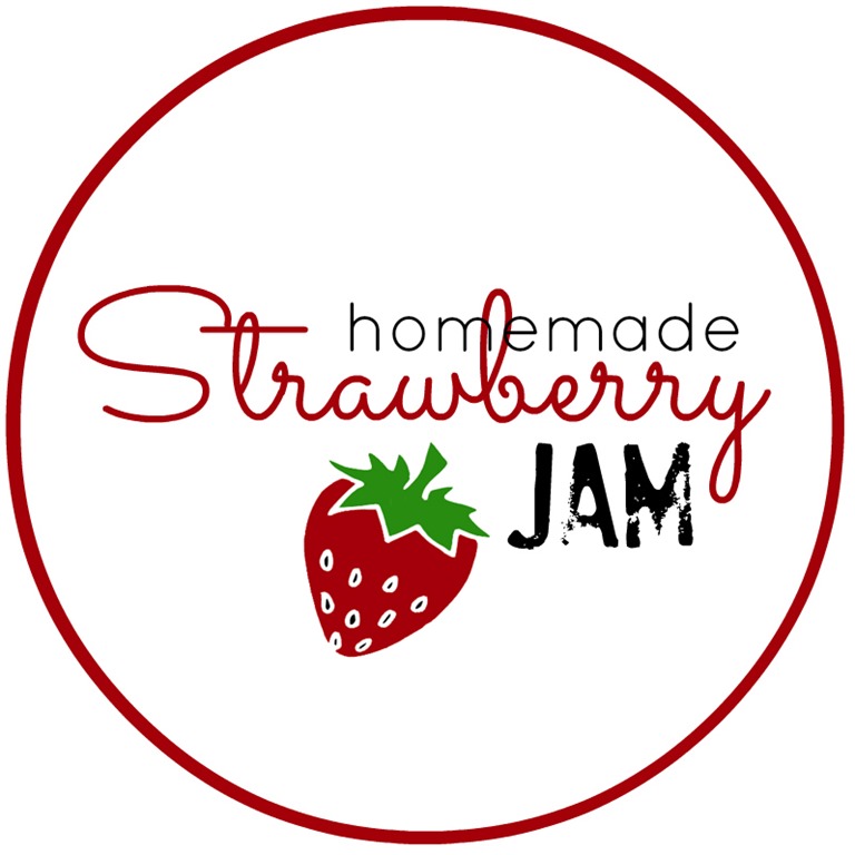 Homemade strawberry jam.