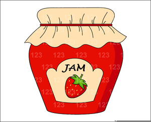 jam clipart jelly