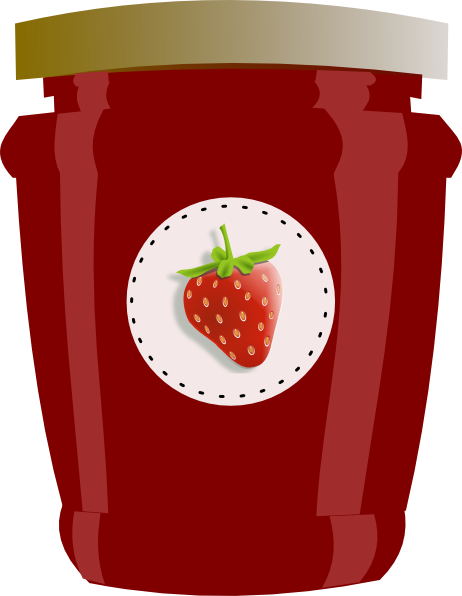 Strawberry Jam Clip Art at Clker