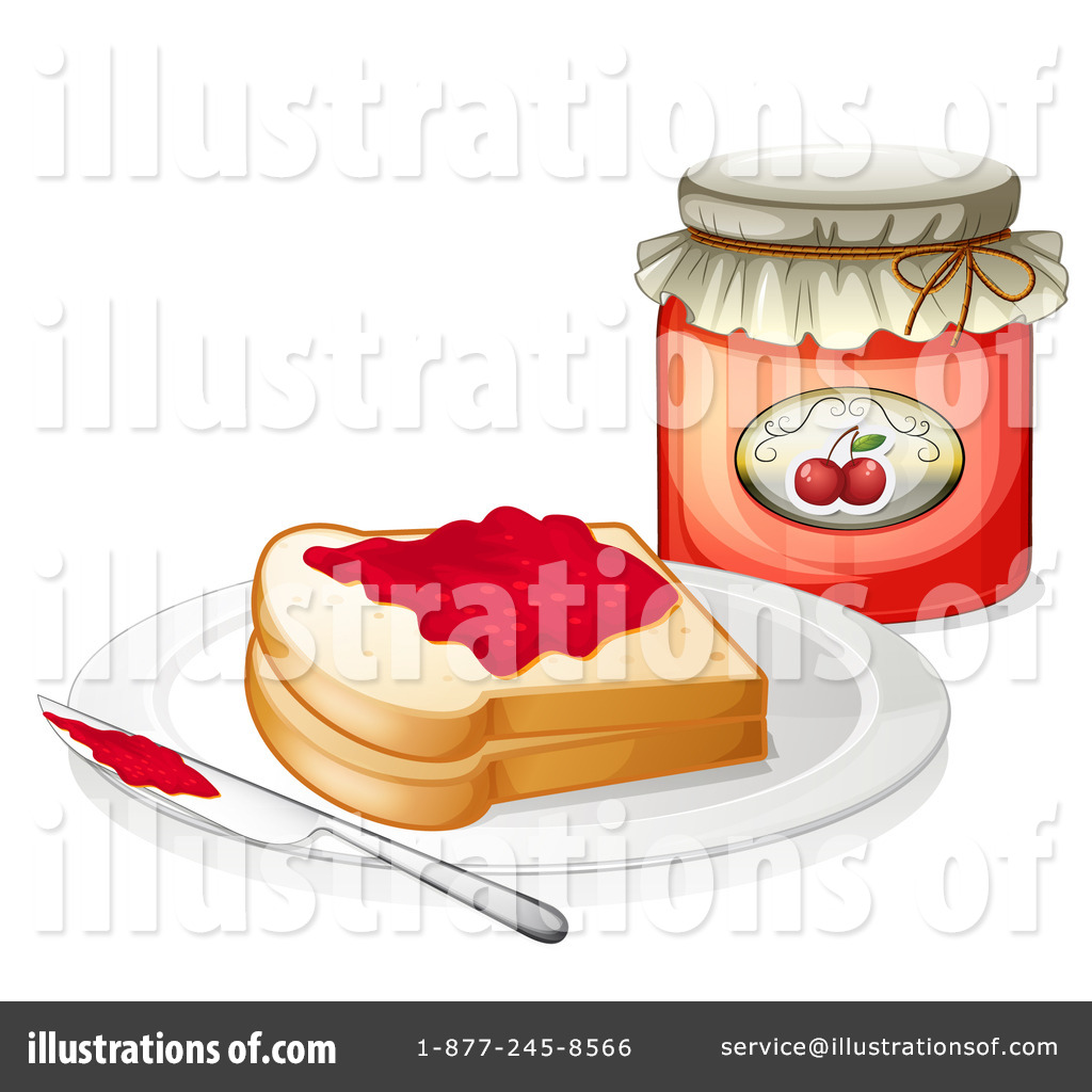 Toast And Jam Clipart
