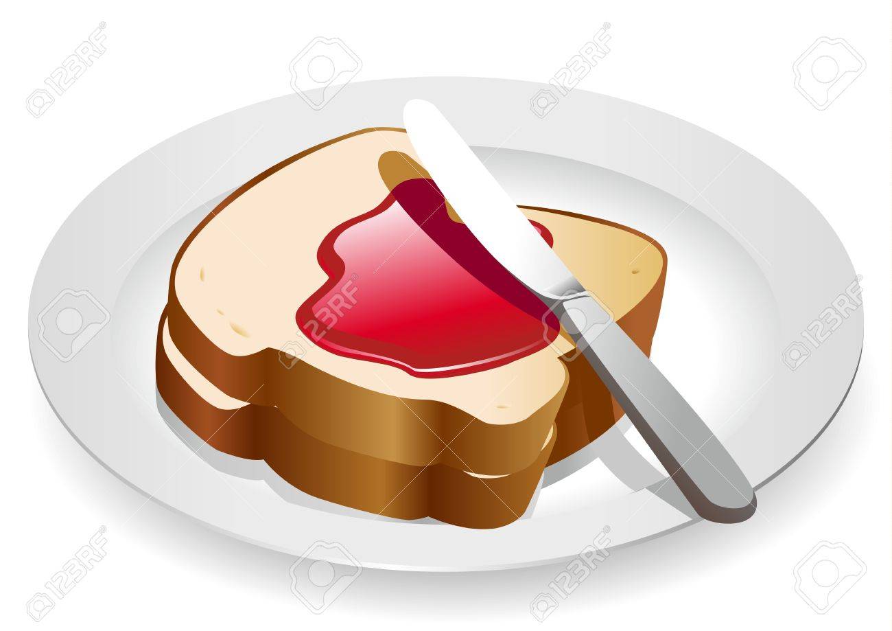 Free Jellie Clipart toast jam, Download Free Clip Art on