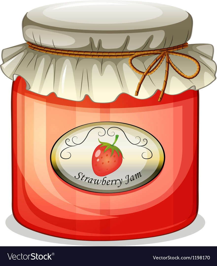 A strawberry jam