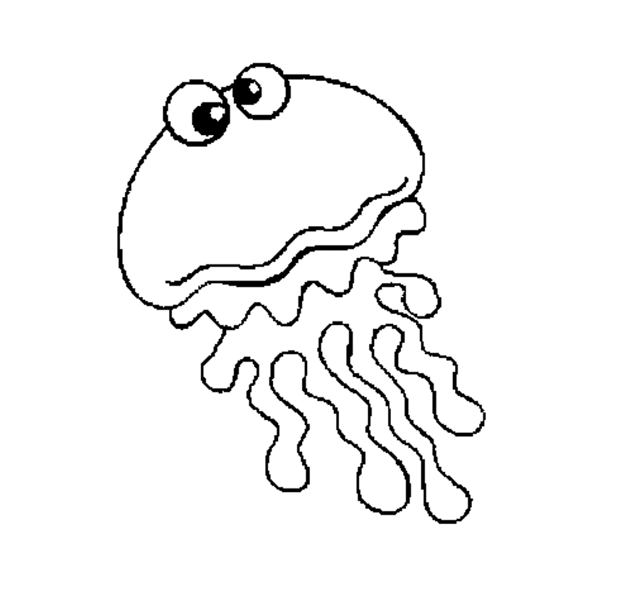 Free Jellyfish Coloring Pages To Print, Download Free Clip