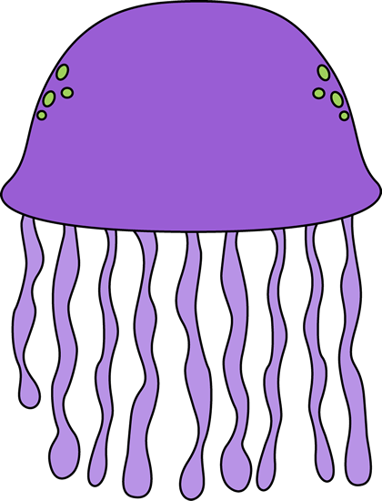 Purple Jellyfish Clip Art