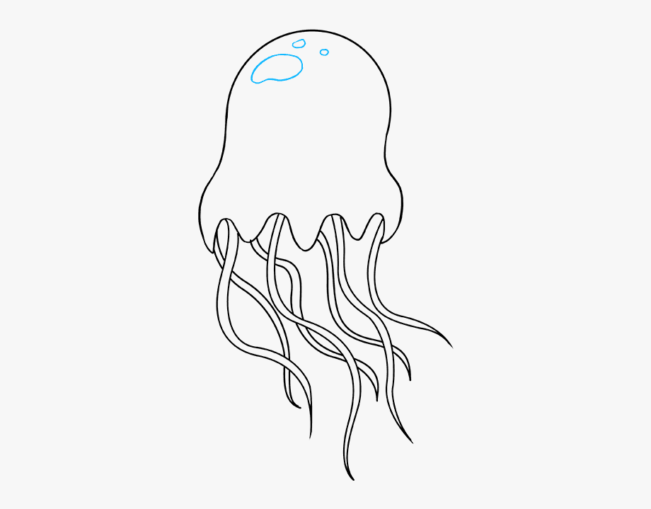 How draw jellyfish.