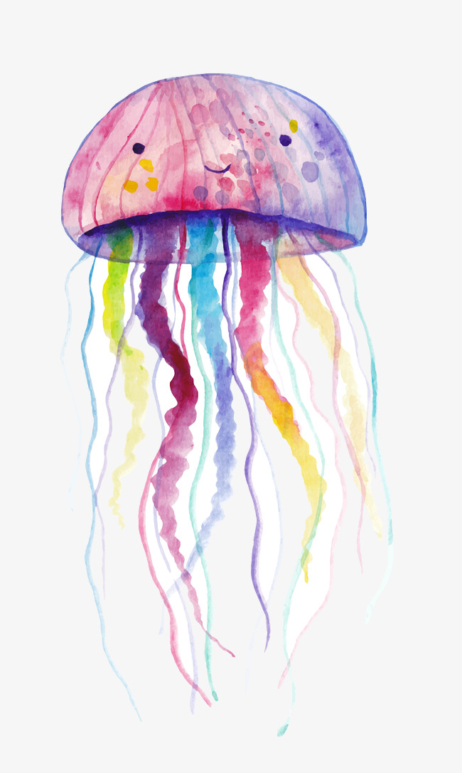 Watercolor style vector.