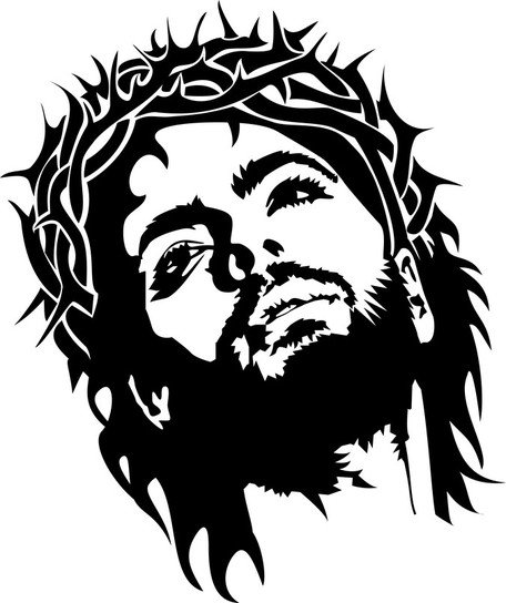 Free Jesus Christ Faces Clipart and Vector Graphics