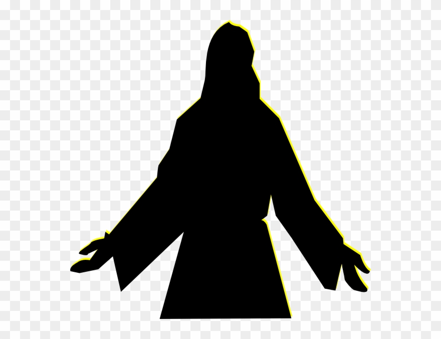 christ jesus silhouette clipart shadow pinclipart clipartkey