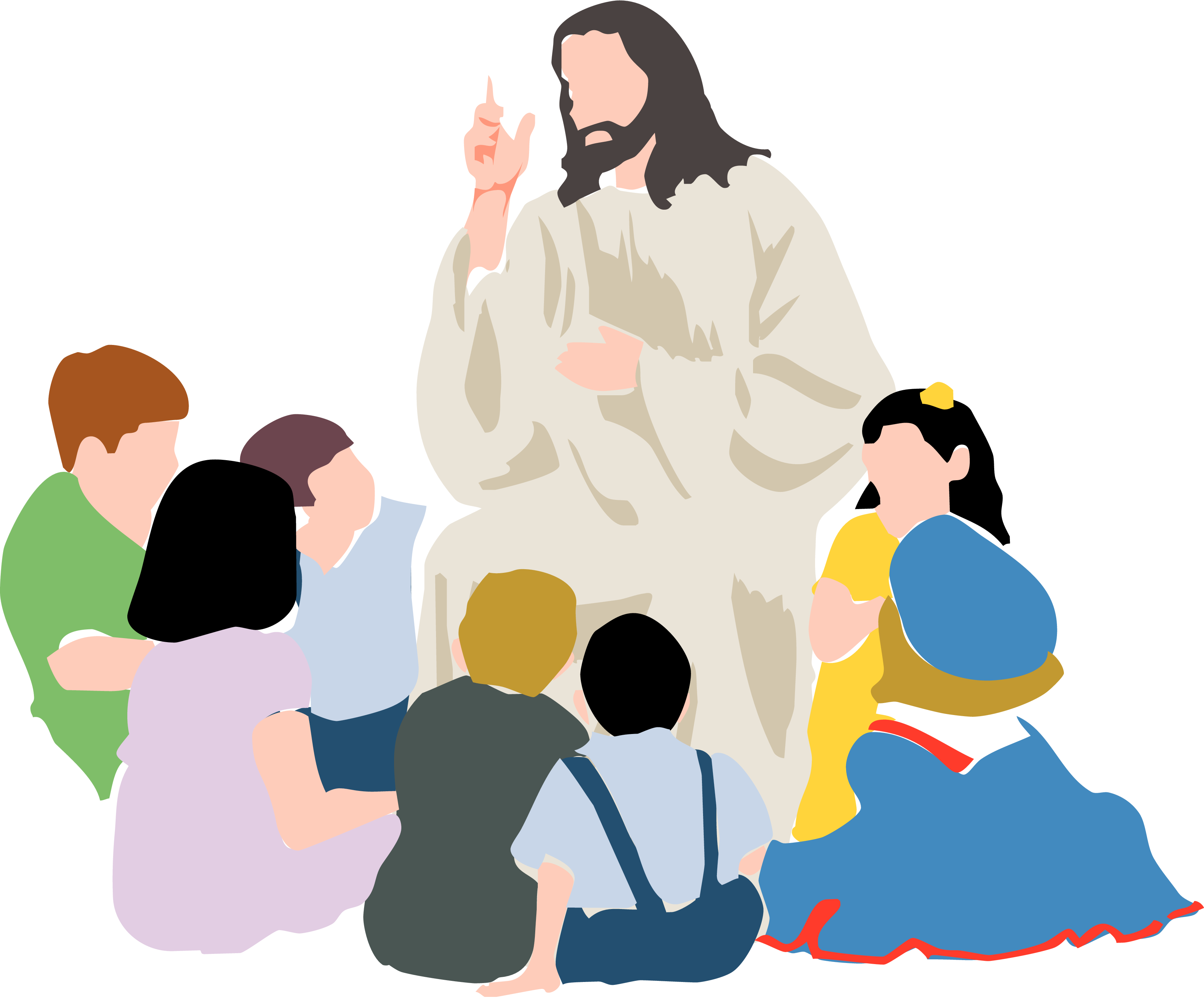Jesus clipart teaching.