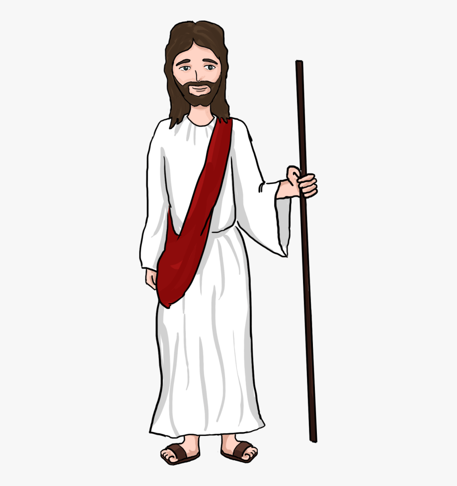 Jesus clipart cartoon.