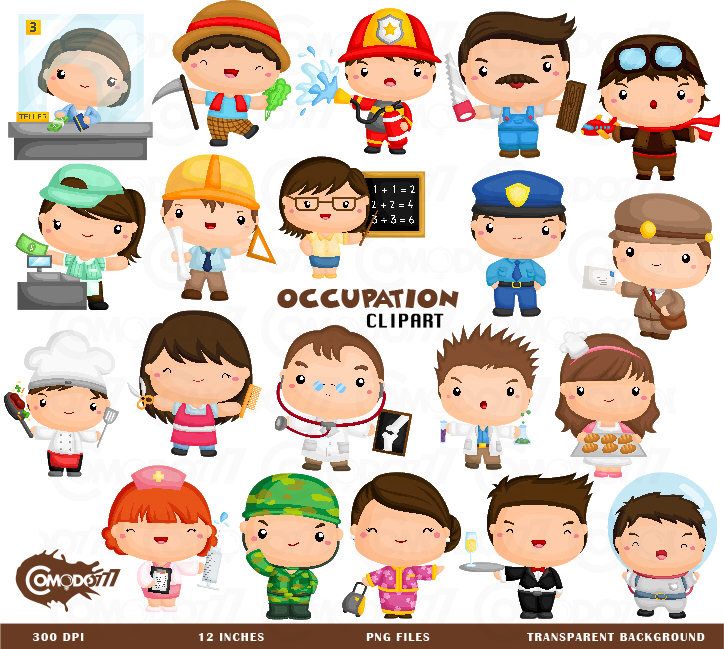 Clipart kid occupation.