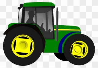 Simple clipart tractor.
