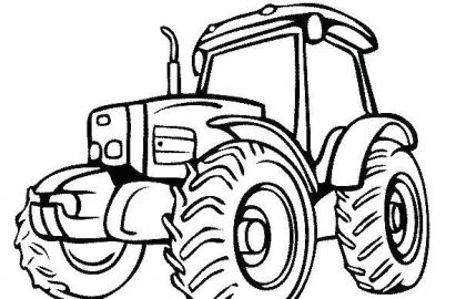 John Deere Tractor Drawing
