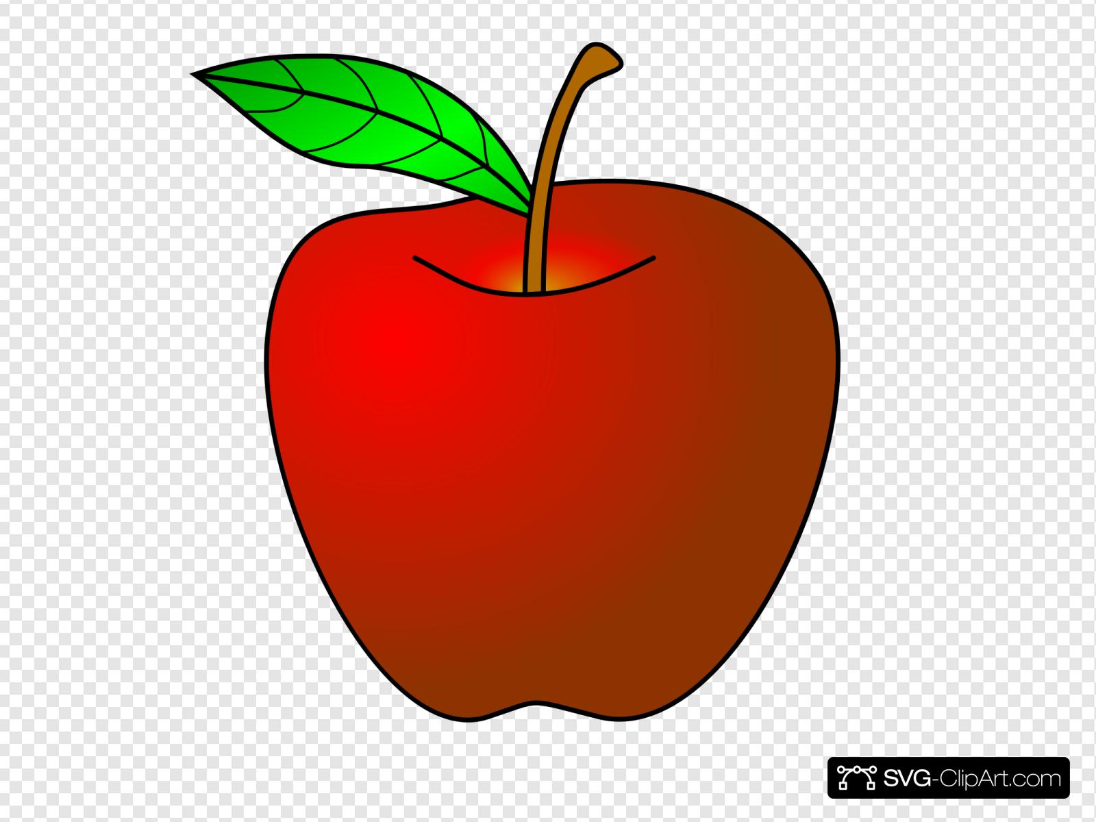 Apple clip art.