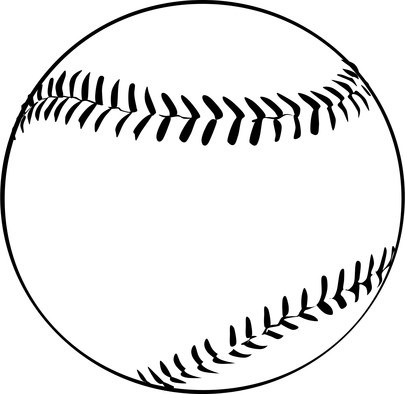 White Baseball Clipart