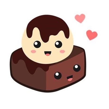 Brownie clipart cute.