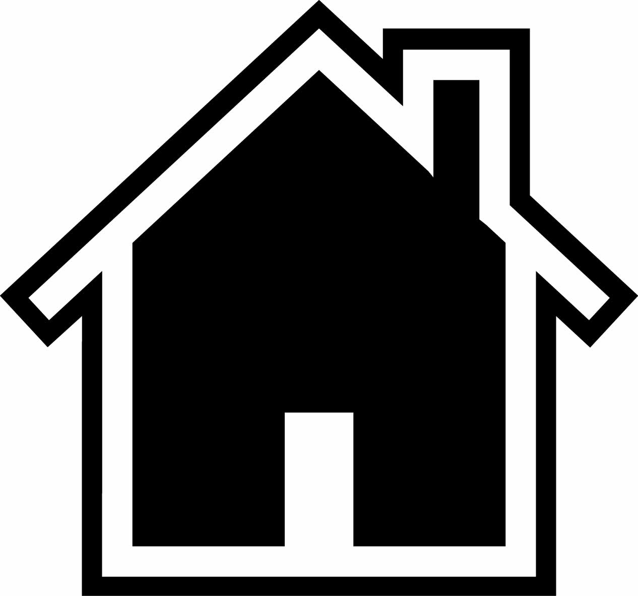 House outline template free clipart images