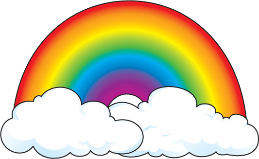 Rainbow dashboard icon.