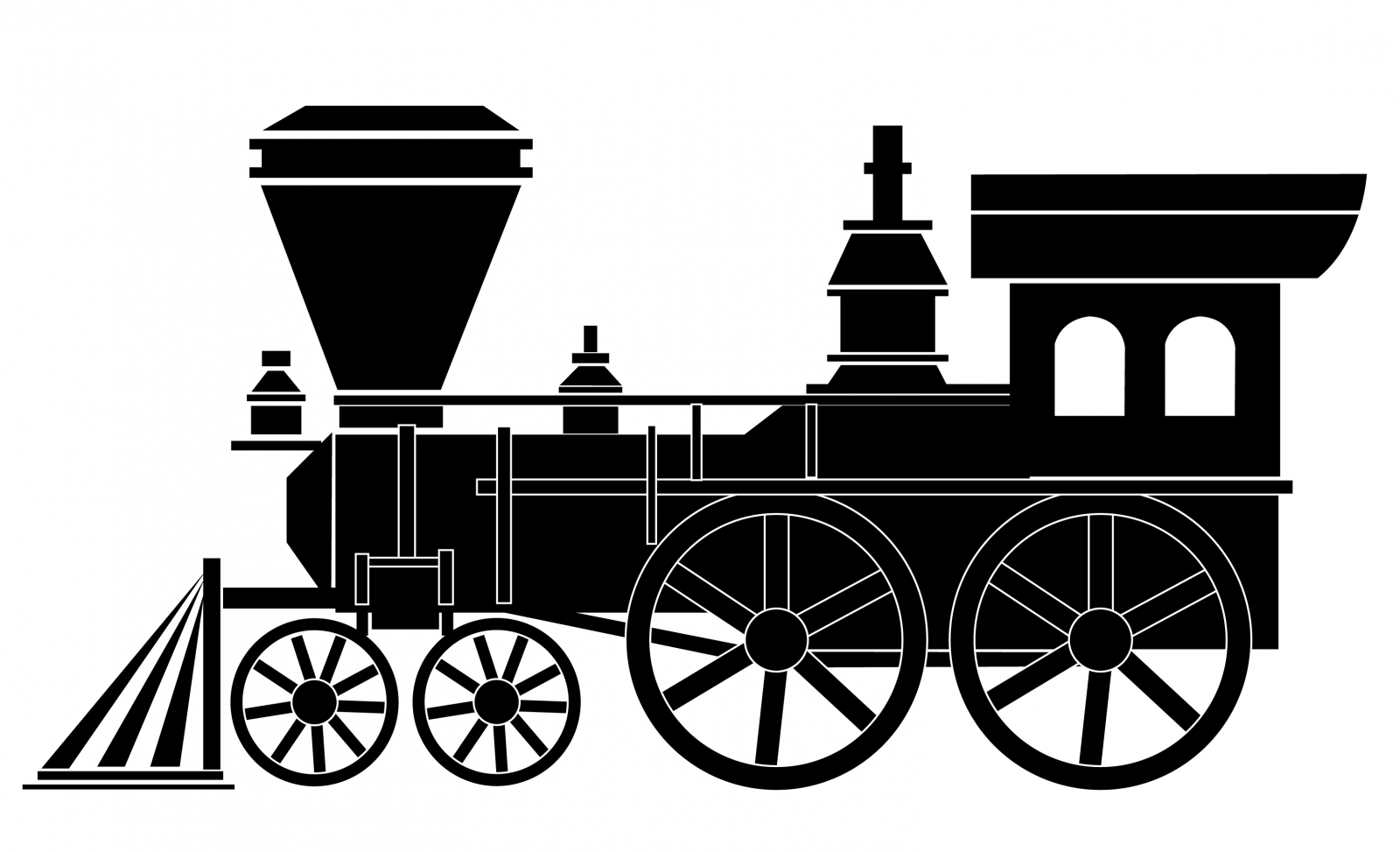Steam train cliparts.