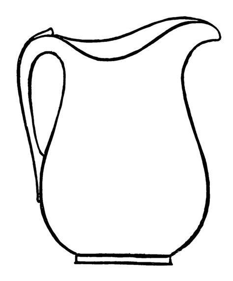 jug clipart colouring