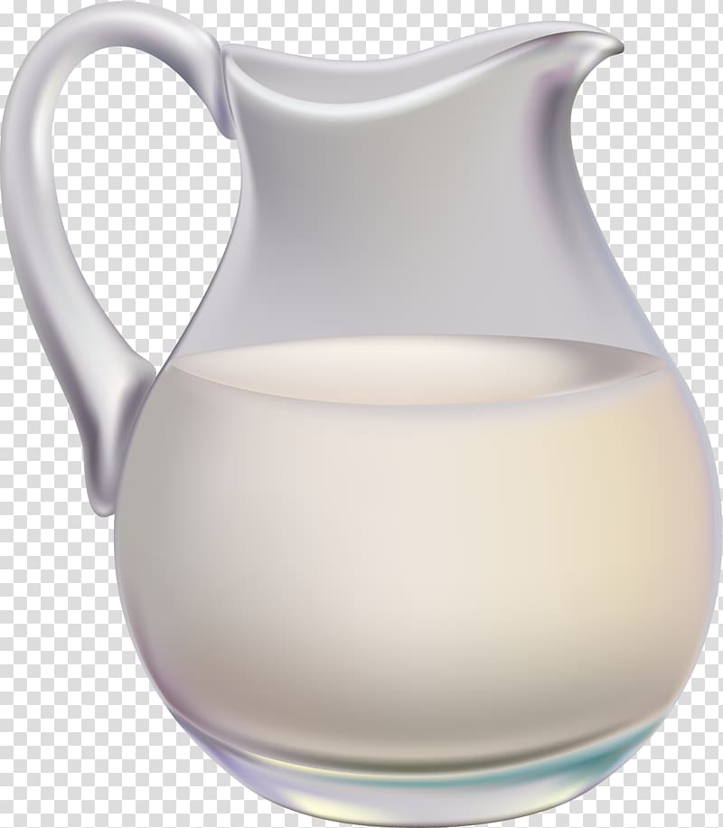 White pitcher illustration.