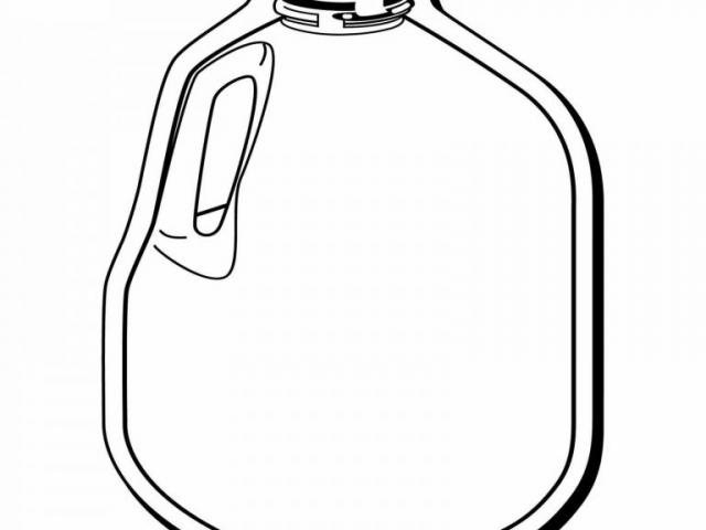 Free milk jug.